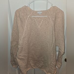 J. Jill Light Pink Knit Top